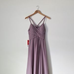 Dusky purple brand new JJ's house bridesmaid dress